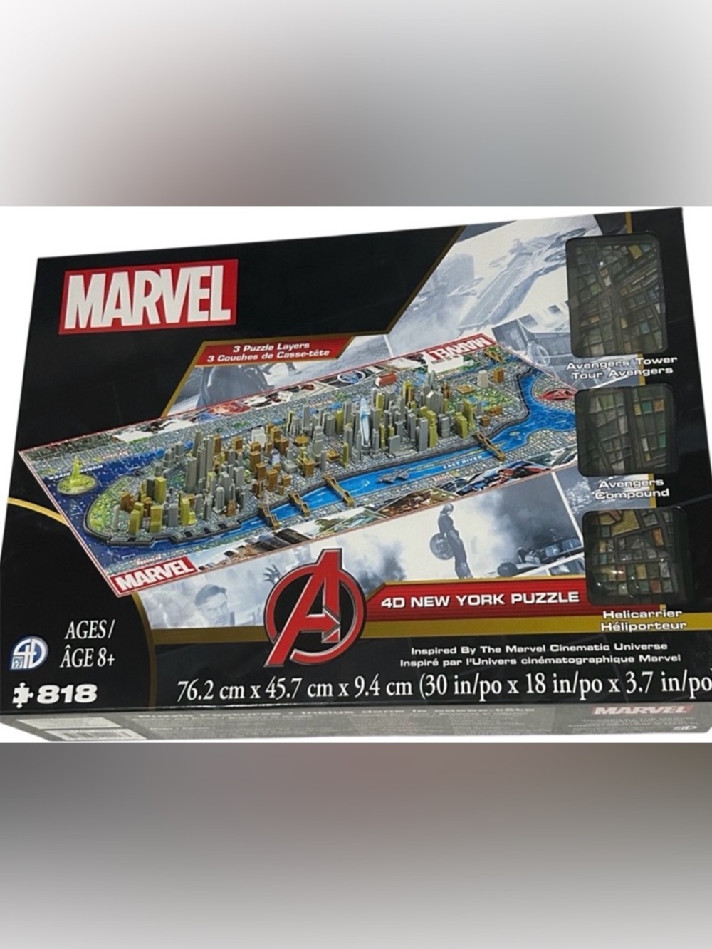 MARVEL AVENGERS NEW YORK 4D PUZZLE